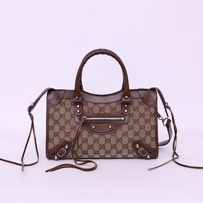 G*u*i top handle bags